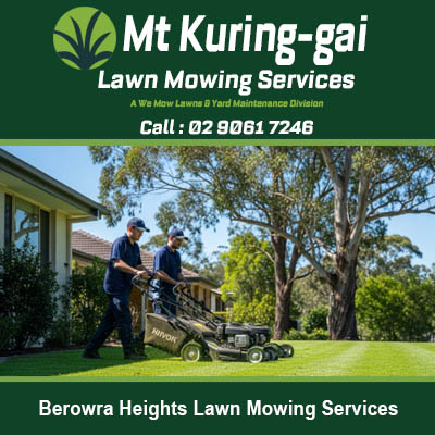 Expert lawn care maintenance for residential property in Berowra Heights New South Wales